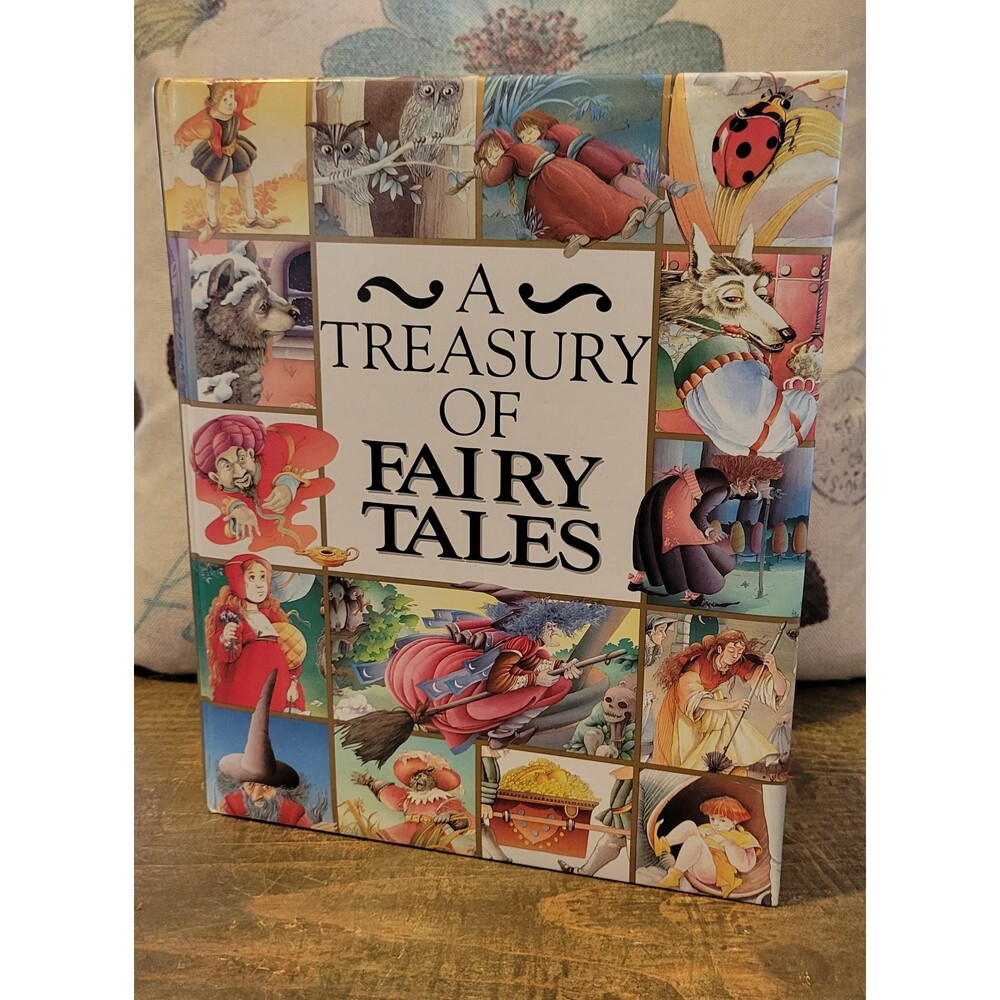 1994 A Treasury of Fairy Tales Hardcover Book Children's Storybook Anthology